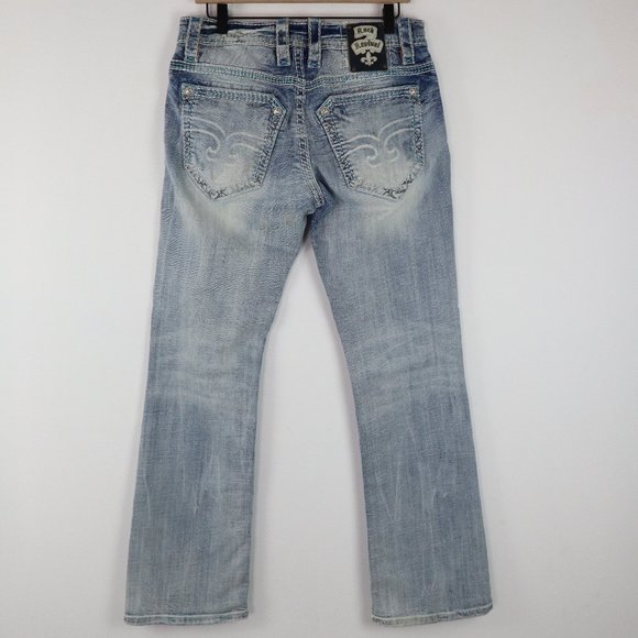 COPY - Rock Revival Walden Slim Boot Cut Jeans- 33 - Picture 10 of 17